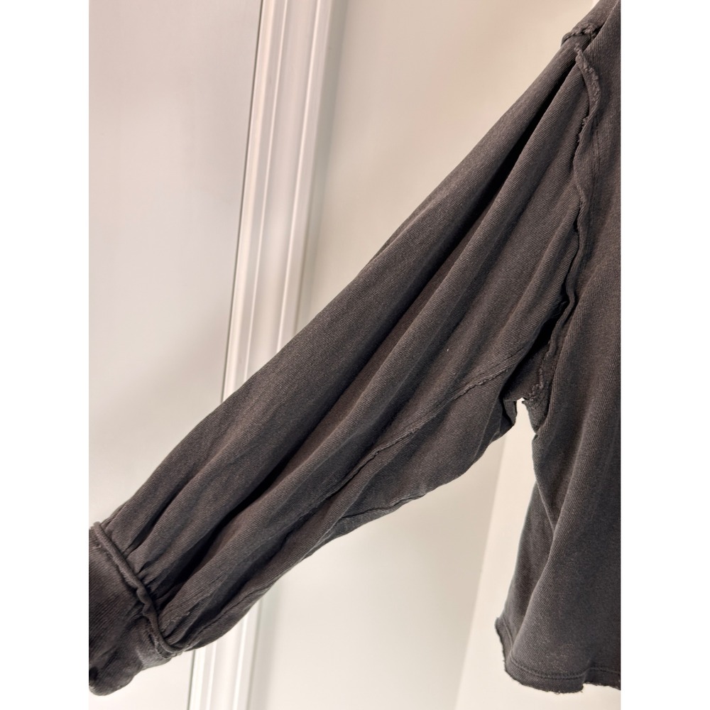 Free People We the Free Ready for the Tee Pullover Gray Basic Long Sleeve Small - Picture 7 of 13